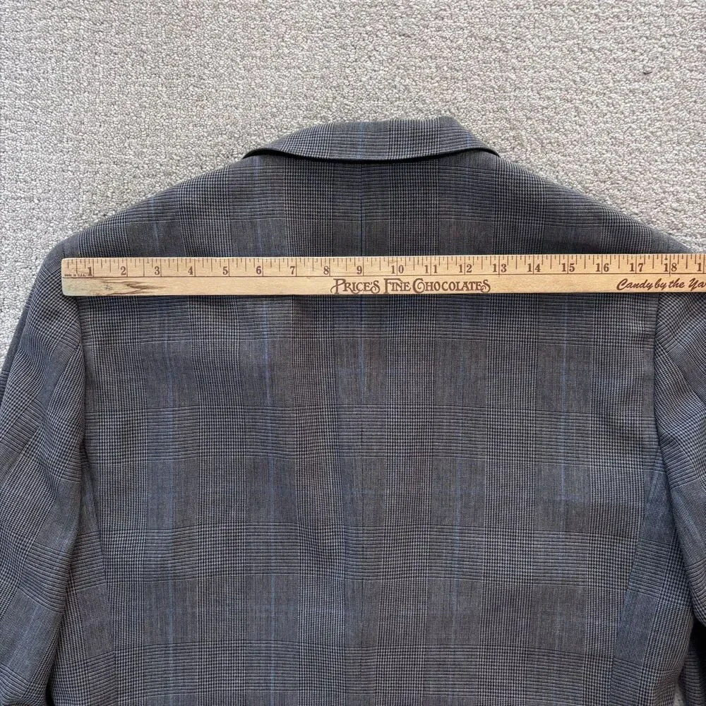 J. CREW 100% Wool Glen Plaid Ludlow Traveler Tollegno 1900 Italy Blazer Jacket